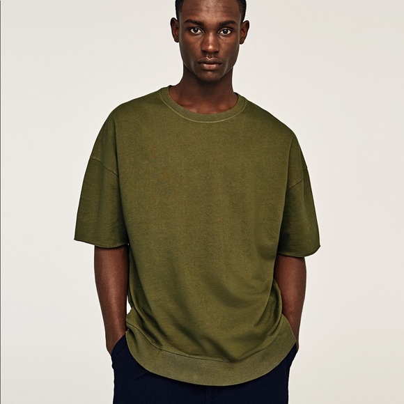 Zara Men Oversized sweatshirt -size M (BNWT) - Picture 3 of 9